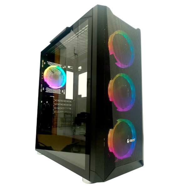 Case Gamer Teros TE1162N, Mid Tower, Negro, USB 3.0, USB 2.0, Audio.