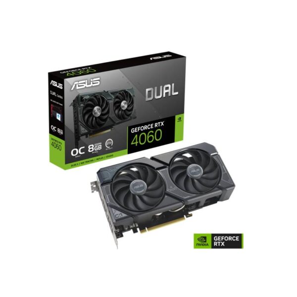 VGA ASUS GEFORCE NVIDIA DUAL RTX 4060 OC 8GB GDDR6