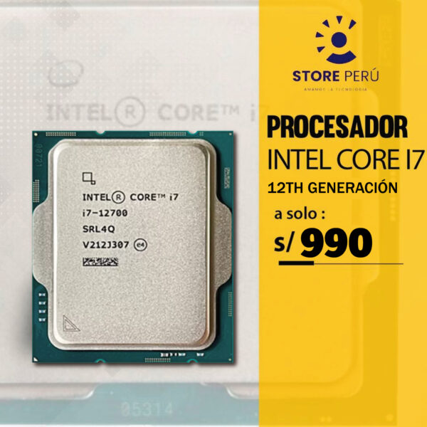 PROCESADOR INTEL CORE I7 12TH GEN