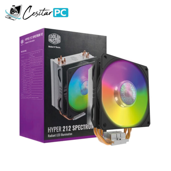 COOLER DE PROCESADOR CM HYPER 212 SPECTRUM V3, ARGB