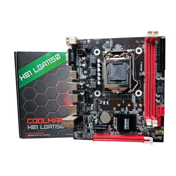 PLACA MADRE H81M COOLMARK LGA 1150/USB 3.0/M.2 NVME-SATA