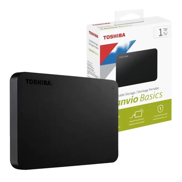 DISCO DURO 1TB EXTERNO TOSHIBA CANVIO BASICS USB 3.0