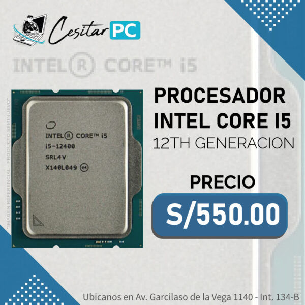 PROCESADOR INTEL CORE I5 12TH GEN