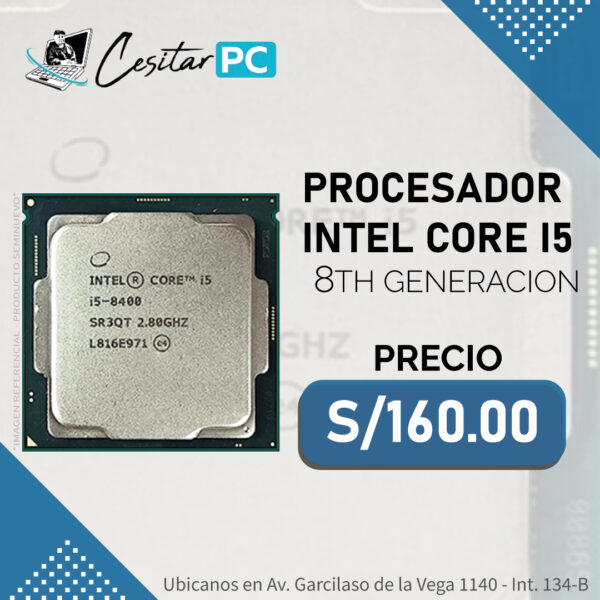 PROCESADOR INTEL CORE I5 8TH GEN