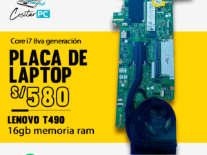 PLACA LAPTOP CORE I7 8VA GENERACIÓN