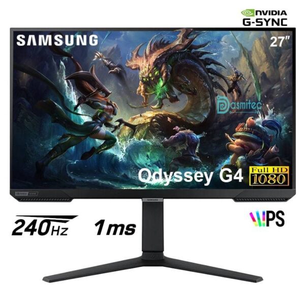 MONITOR SAMSUNG 27 PULGADAS, GAMING ODYSEEY G4 G402 FHD IPS, 240HZ