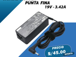 CARGADOR PARA LAPTOP ACER PUNTA FINA 19V-3.42A