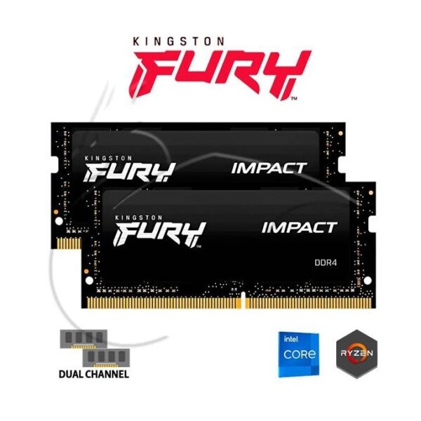 Memoria Ram Laptop Ddr4 16gb 3200mhz Fury Impact