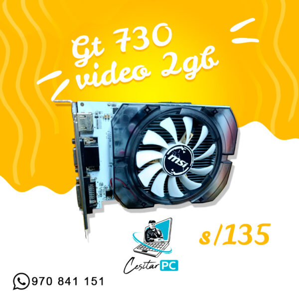 TARJETA DE VIDEO GT 730 VIDEO 2GB