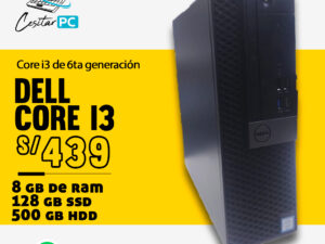 CPU DELL INTEL CORE I3 6TA GENERACIÓN