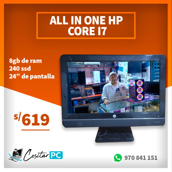 ALL IN ONE HP  CORE I7 OFERTA