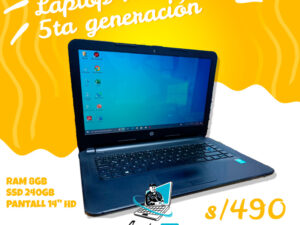 LAPTOP HP i5 5ta GENERACIÓN