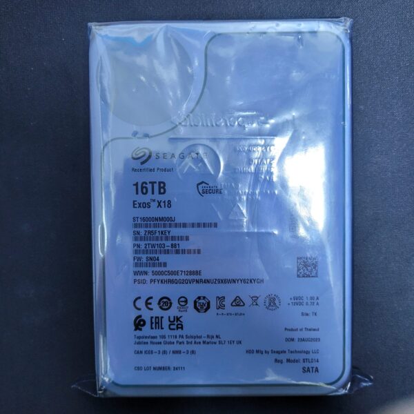 DISCO DE 16TB SEAGATE