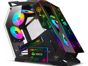 Case Gamer Teros TE1312, Negro, USB 3.0, USB 2.0, Audio fan ARGB (DEL)