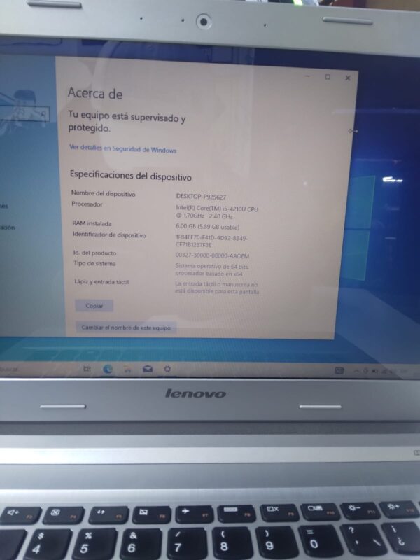 LAPTOP LENOVO CORE I5-4 GENERACION