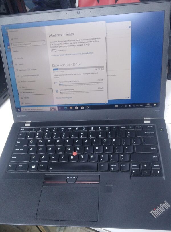 LENOVO THINKPAD T470S CORE I5-6 GENERACION - Imagen 2